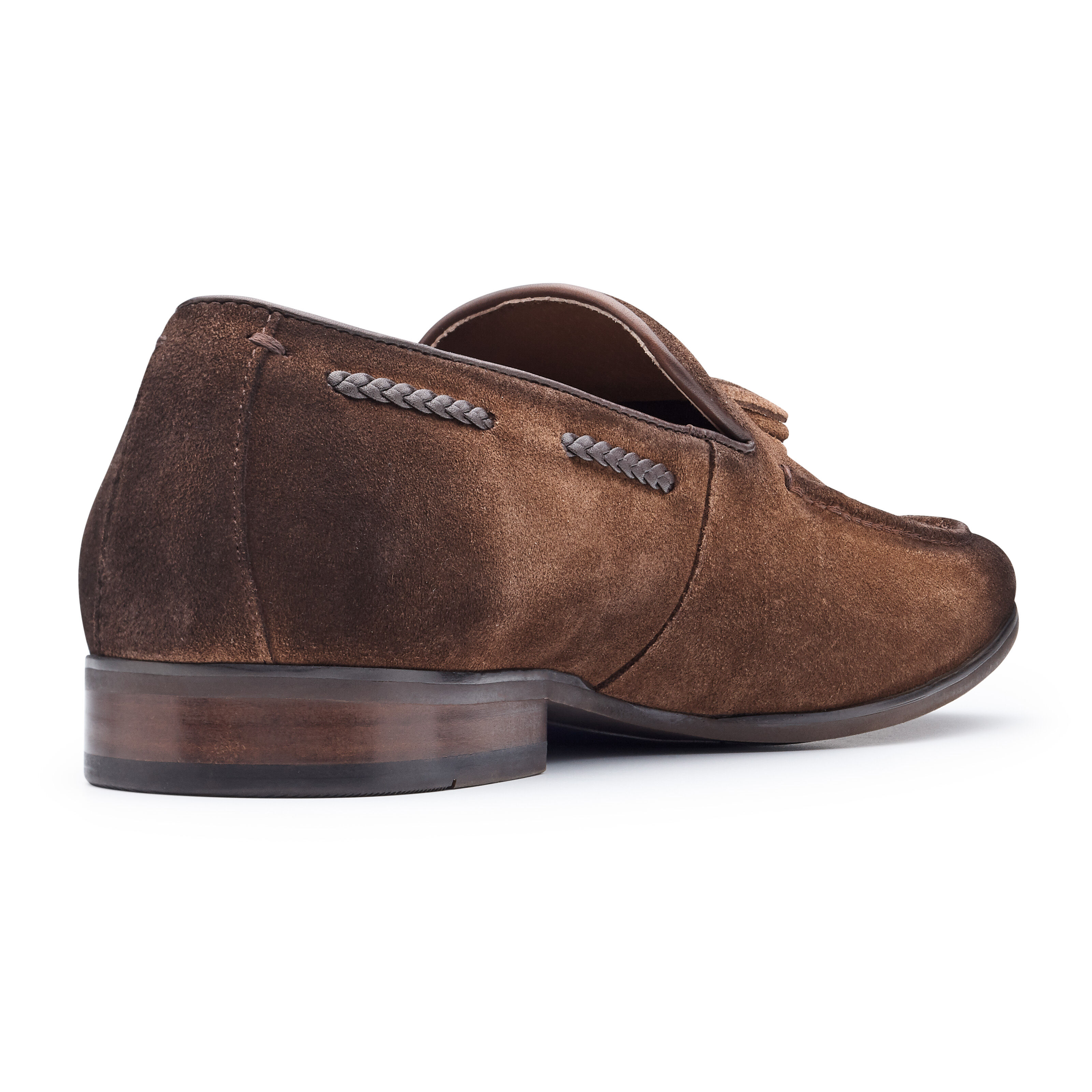 Mannu Brown Soft Suede Dress Loafer Shoes Shoes Politix